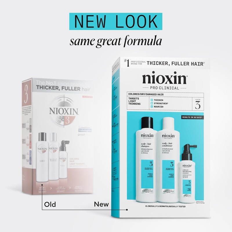 Nioxin Hair System Care Trial Kit, System 3 (Color Treated