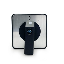 LEPEVNEY Changeover Switch Universal Rotary Cam Selector Latching Switches 2 Positions 4 Terminals LW26-20 C02/1 660V 20A Black Blue