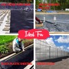 Autrends Vapor Barrier Tape, 7 Mil Black Polyethylene Tape Sealing