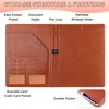 HAUTOCO Portfolio Folder A4 Conference Folder for Men Women, PU