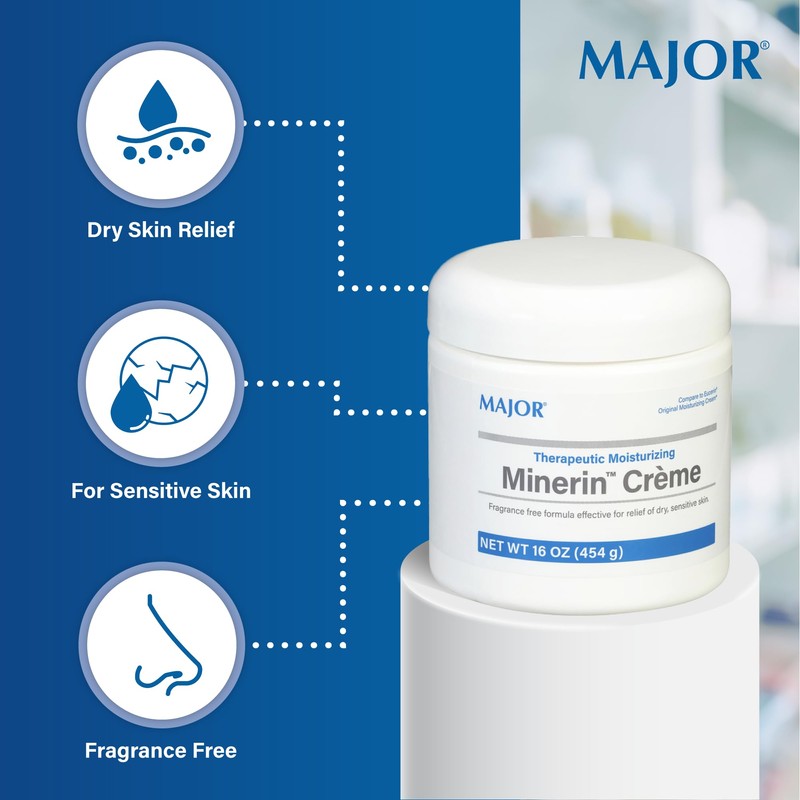 MAJOR Therapeutic Moisturizing Minerin Créme - Body Cream Moisturizer for