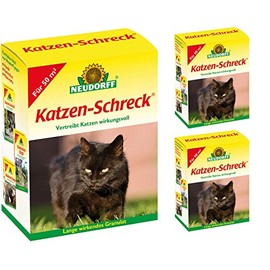 3 x 200 g Neudorff Katzen-Schreck Fernhaltemittel Vergrämungsmittel