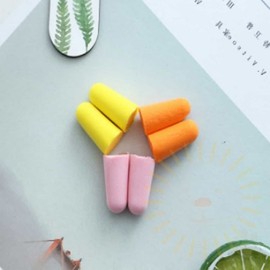Noise-Cancelling Sponge Earplugs Noise-Cancelling Earplugs - Random Color/Style 17ea