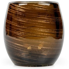 Dynasty Gallery 28208SQ Glisten Glass Smoky Quartz, 4-inch Height