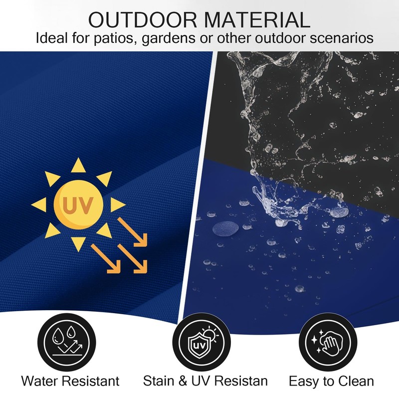 PRIMEPATIO Porch Swing Cushions for Outdoor Furniture, Outdoor Swing Cushions