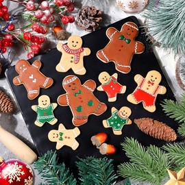 Cortadores de Galletas de Navidad - Juego de 18 piezas para galletas festivas - Moldes de galletas con formas de cara de Santa, rbol de Navidad, copo 