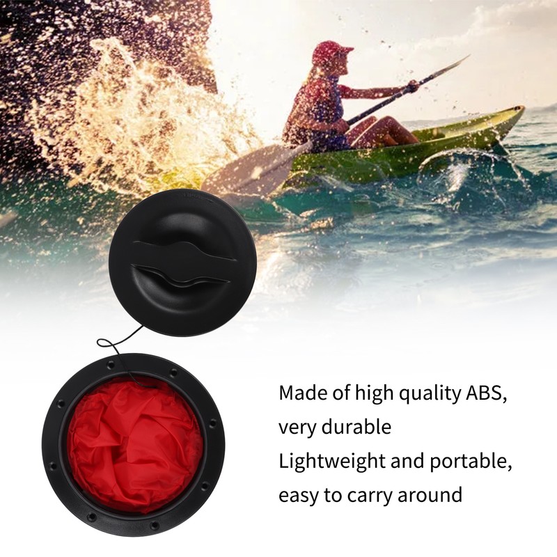 Kayak Compartment Cover Waterproof Rotating 6 Inch Canoeing Deck Plate