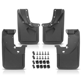 A-Premium 4PCS Heavy-Duty Truck Mud Flaps Splash Guards W/Hardware Compatible with Ford Bronco 2021-2023 - [4/2-Door] - Base, Everglades, Raptor & More - No Punching Required - Front & Rear