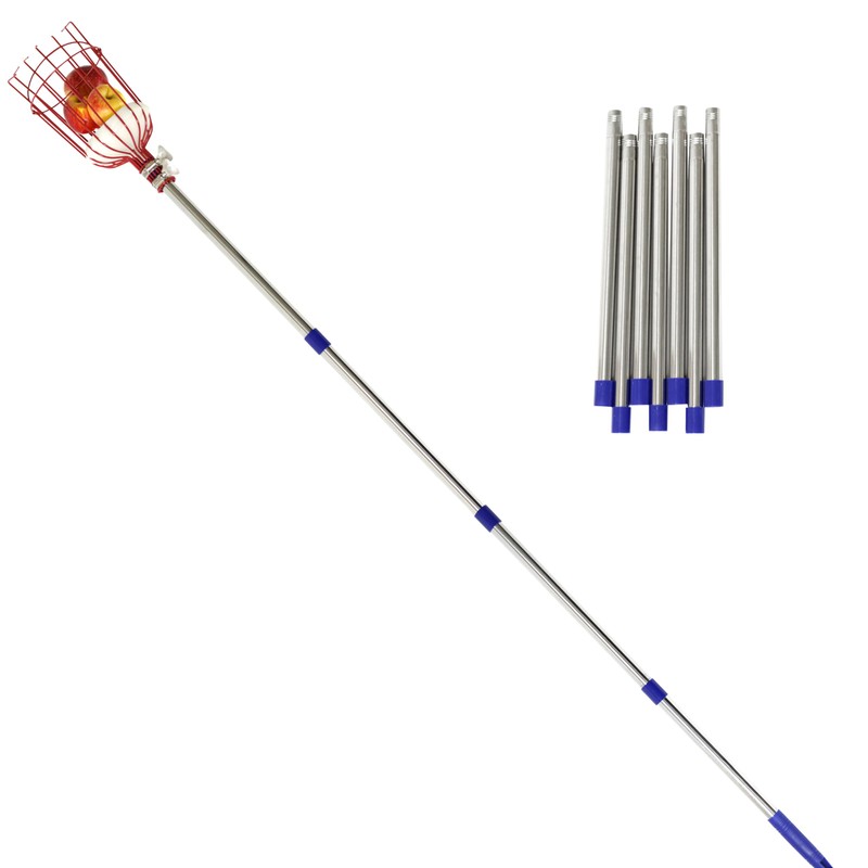 Trademark Innovations Fruit Picker, Red