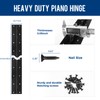 Black Piano Hinge 36 Inch x 3 Inch Heavy Duty