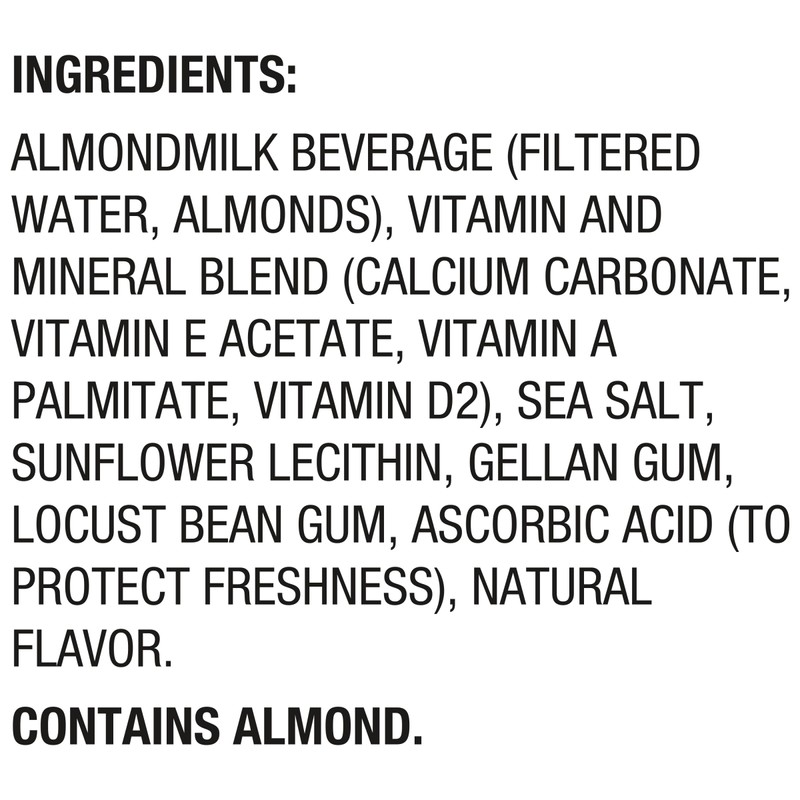 So Delicious Dairy Free Shelf-Stable Almond Milk, Unsweetened, Vegan, Non-GMO
