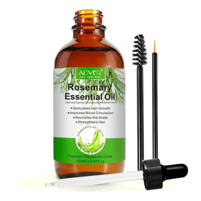 Aceite Romero 120ml Tratamiento Capilar + Cejas + Pestañas