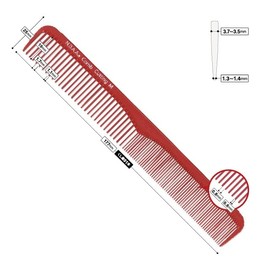 N.B.A.A Cutting Comb, Medium, Gray