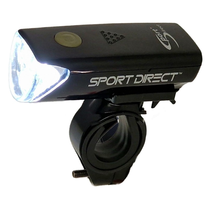 Sport Direct Mega White 20 Lumen Front Light. Focused beam.