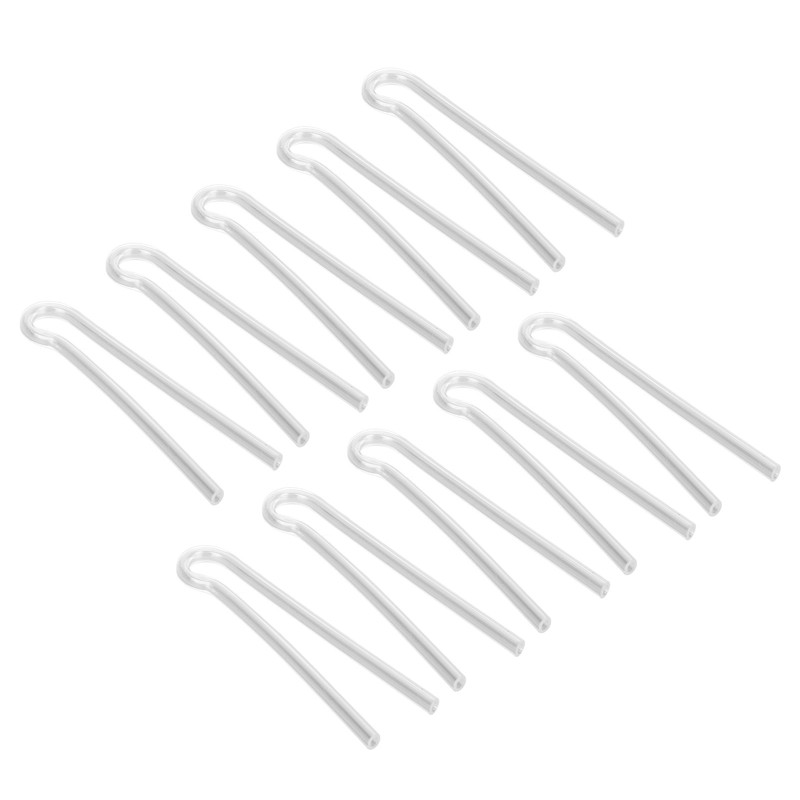10PCS Sound Aid Tubes Replacement Easy Installation Accessory Silicone Preformed