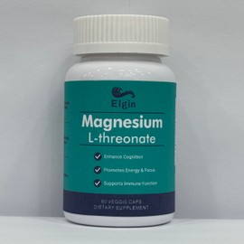 Magnesium L-Threonate Supplement 200mg, Liposomal Formula, 60 Capsules