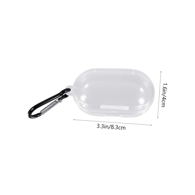 TEHAUX 1 PC Stylish Transparent Earphone Holder Case for Buds