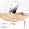 2 Piezas Soporte para Celular de Mesa Metal Resistente Compacto