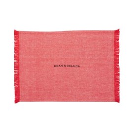 DEAN & DELUCA Cotton Chambray Placemat Red 32x45cm
