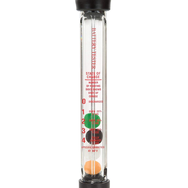 OEMTOOLS 24508 Battery Hydrometer Tester, 16.25 Inch Floating Disc Hydrometer,