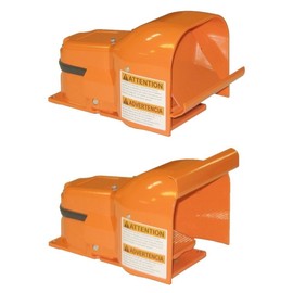 SSC Controls G500-MO-GT Foot Switch with Front Gate, Electrical, Momentary Action, Heavy Duty, Single Pedal, Industrial, SPDT