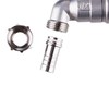TIZZE 1/2 inch Stainless Steel Ball Valve Weldless Bulkhead for