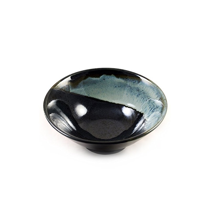 Zen Minded Japanese Ceramic Ramen Noodle Soup & Sushi Bowl