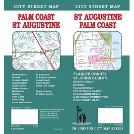 St Augustine / Palm Coast, Florida Street Map