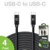 Dual USB-C/PD 60W Fast Charging Cord Compatible with Sony SRS-XB43