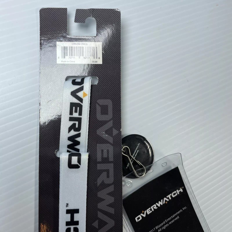 Blizzard Overwatch Logo Lanyard with Charm & ID Badge Holder