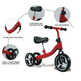 CHESTNUTER Baby Balance Bike, 1 2 3 Year Old Gifts,Ride on Toys for 1 Year Old, Best First Birthday Gift, Toddler Bike with 3 Wheels no Pedal