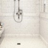 Retheno 4 Pack Carrara White Marble Baseboard Trim Molding 5
