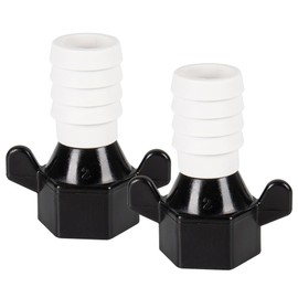 Xztrdi 3/4 Inch Nylon RV Connector - 2/3 FNPT x 1/2 Barb Swivel Adapter with Thread Seal Tape, Rotating Connector for RV Water Pump