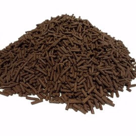 Aquatic Foods Inc. Beef Heart 3/64" x 1/4" Sinking Micro Sticks for Discus, Cichlids, Carnivores, Plecos, Catfish, Shrimp, Snails, All Community Tropical Fish...2-lbs