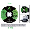 55-Pack 4-1/2 Inch Cut-Off Wheel, Professional Angle Grinder Cutting Disc,
