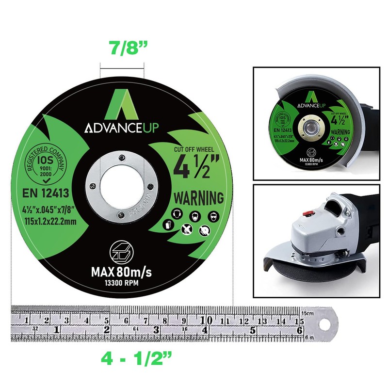 55-Pack 4-1/2 Inch Cut-Off Wheel, Professional Angle Grinder Cutting Disc,