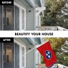 UD_G128 Combo Pack: 5 Ft Tangle Free Spinning Flagpole (White)