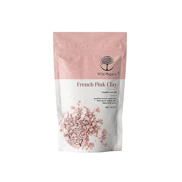 French Pink Clay Powder Smooth and Silk Clay, Refreshed &