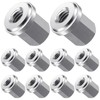 Yaocom 10 Pcs 3/8" Battery Stud Nut Battery Stainless Steel