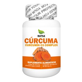 Cúrcuma C3 Complex 100 cápsulas, calidad Premium
