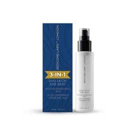 Advanced 3-IN-1 Snail Mucin Super Serum with Facelift Peptide | BIOCORE LABS™ Potent Formula | 2% Hyaluronic Acid + 4% Acetyl Hexapeptide-8 | Plumping, Moisturizing, Healing Serum for Face - 3.38 FL. OZ.