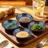 CQSYWQING 4 Inch Ceramic Dipping Sauce Dish Set - 4