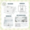 Carl CB-8050-W Okozukai Bank, For Home, Kids, Locked, Safe Type,