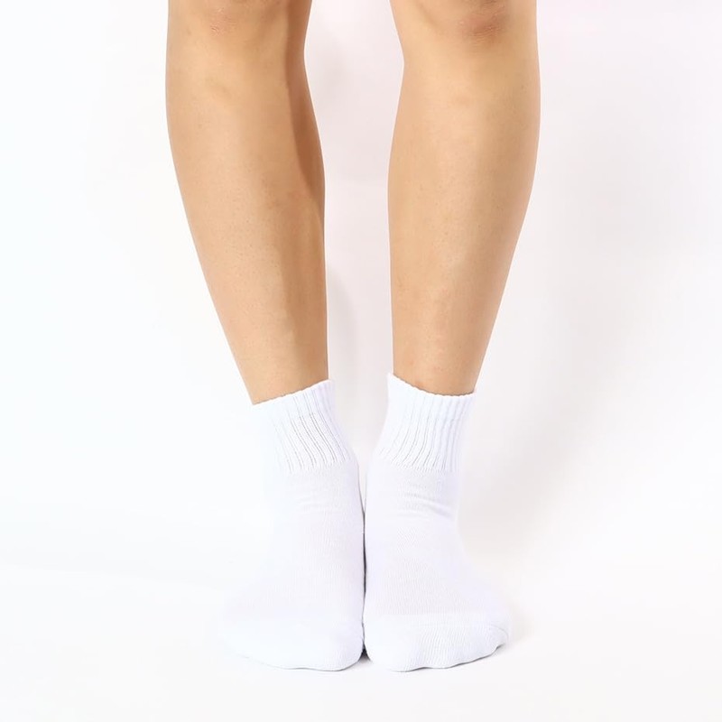 Champion C1-1706 Men's C1-1706 Quarter Length Socks, Gold Embroidery, Half