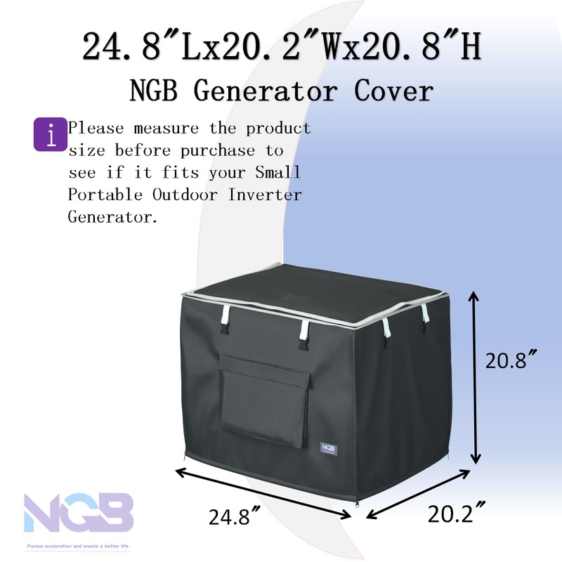 NGB Generator Runing Cover 24.8L x 20.2Wx 20.8H for Universal