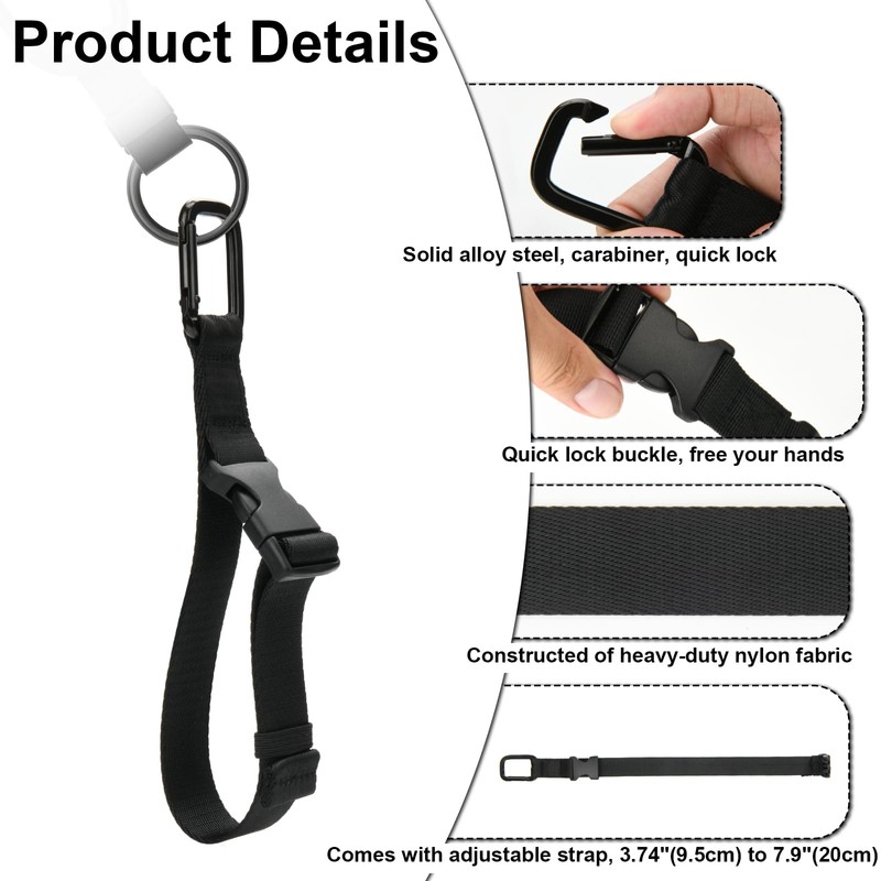 Electrical Tape Holder for Tool Belts, Tape Thong with Carabiner