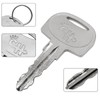 XYQMLY 5 Pcs 601 Ignition Key, Heavy Duty, Stainless Steel,