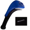 Andux 3pcs/Set PU Golf Wood Club Head Covers 460cc Driver