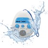 Waterproof Shower Radio, Splash Proof AM FM Radio with Rotating