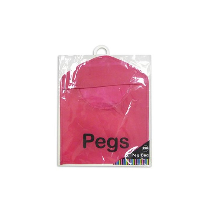 "Brights" Pegs Bag for Hanging Washing & Clothes 34 x